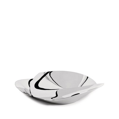 Alessi-Resonance Fruit bowl in 18/10 stainless steel